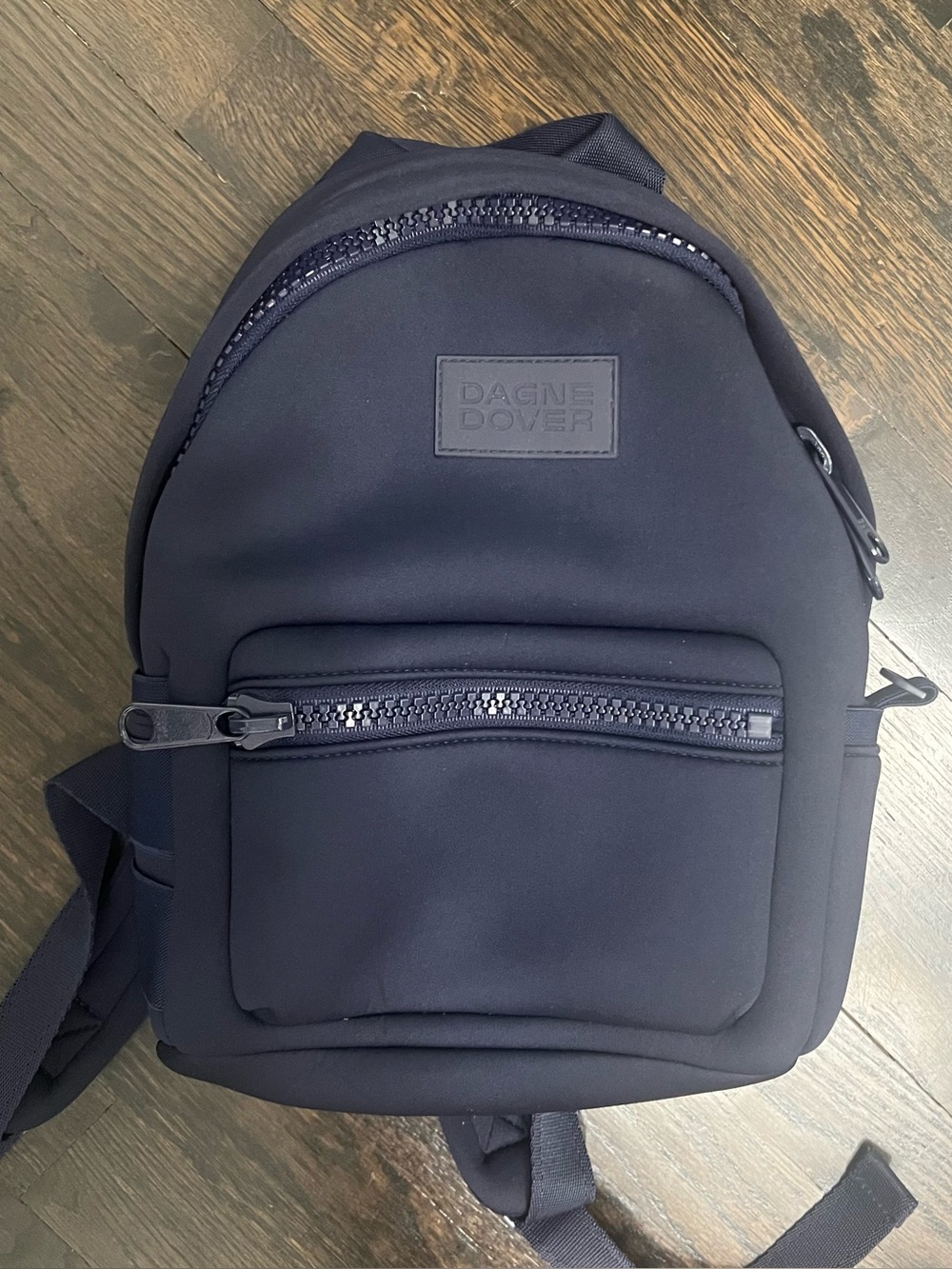 Dagne Dover Mini Dakota Neoprene Backpack Black Travel Everyday Bag